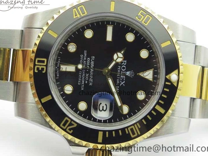 MiroTime 0416 Comfortable Submariner 116613LN Noob 1:1 Best Edition Black Dial On SS YG Bracelet A2836 V 3569